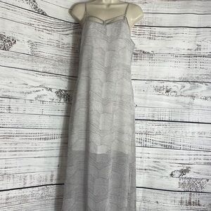 Bcbgeneration• black|white geometric maxi dress;  size 4. EUC